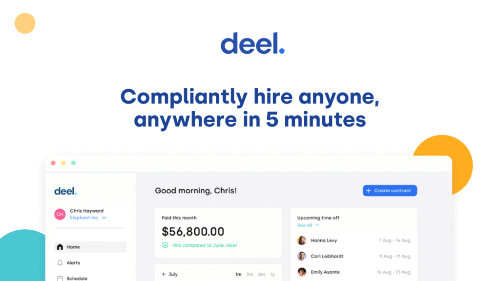 Onboard Remote Employees with Deel platform