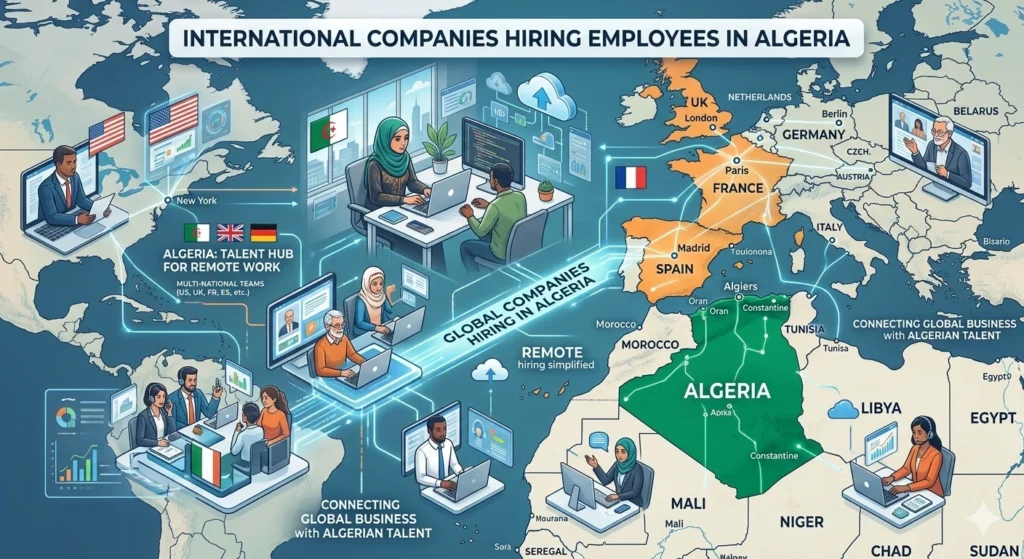 International companies hiring employees in Algeria and building remote teams